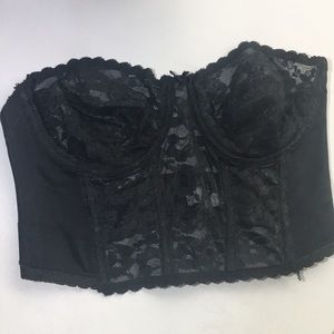Vintage lingerie lace bra bustier